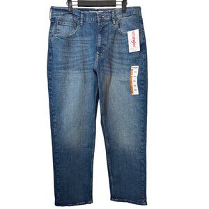 NWT Wrangler 34x30 Mens Relaxed Fit Jeans Blue Denim